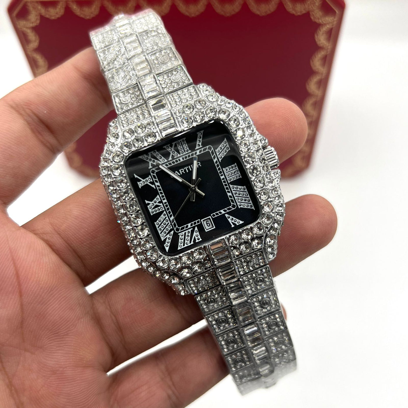 CARTIER STONES WRIST WATCH